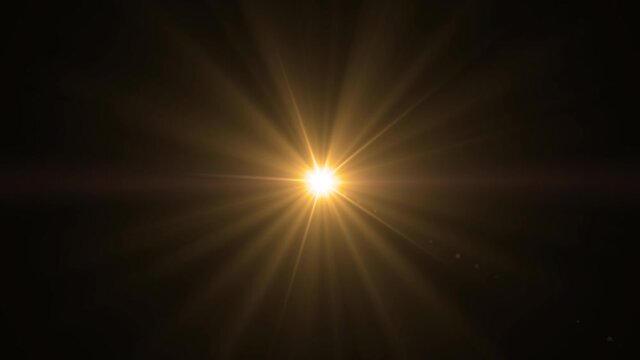 sun light lens flares art animation background