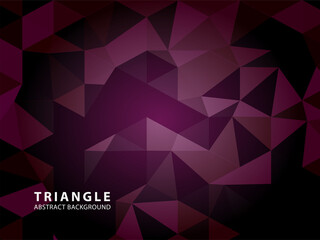 Fototapeta premium Vector of modern abstract triangular background - Vector