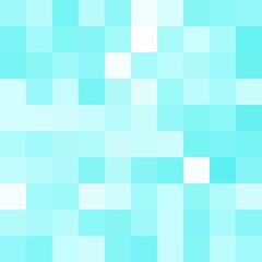 Abstract white and blue mosaic background. Vector background. White and blue mosaic. Pixel art background.