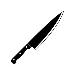 vector knife isolated on white background