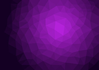 Purple vector polygon abstract layout. Colorful illustration in polygonal style with radial gradient. Brand new design for your business.