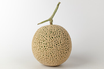 melon on a white background