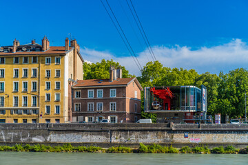 Grenoble city of the French Alps