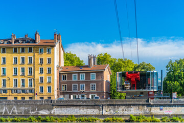 Grenoble city of the French Alps