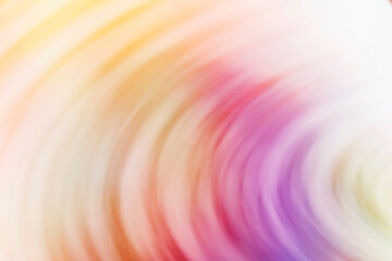 Abstract blurred background with rotating turbulent vortex. Shimmering multi-colored slide cover...