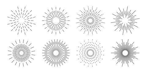 Star burst, doodle explosion or sun shine. 