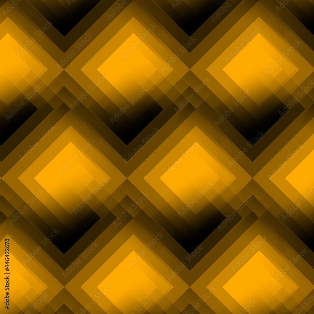 Poster initial stepwise colour gradient from yellow gold to black utilized to generate detailed and intrica