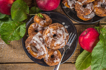 Homemade apple cider donuts