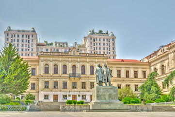 Tbilisi, Rustaveli Avenue, HDR Image