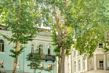 Tbilisi, Rustaveli Avenue, HDR Image