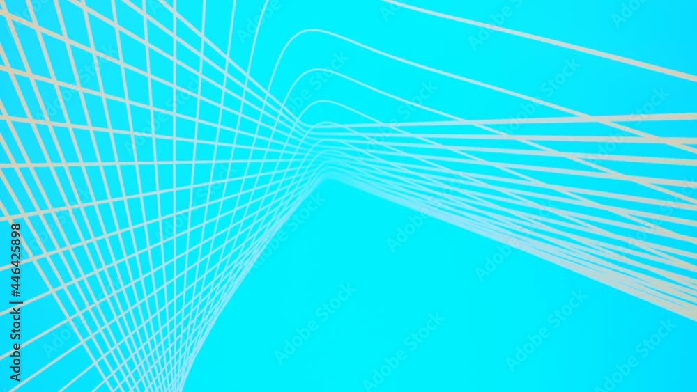 Poster abstract twisted lines dance contemporary art modern 3d render loop animation hd