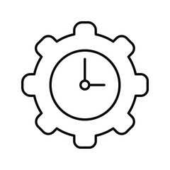 Time management icon vector set. deadline illustration sign collection. timeline symbol or logo.
