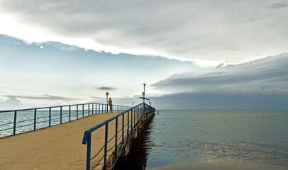 pier on the sea