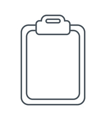 clipboard silhouette icon