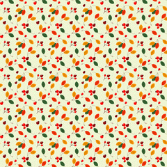 PATTERN leaves and berries