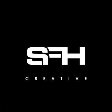 SFH Letter Initial Logo Design Template Vector Illustration