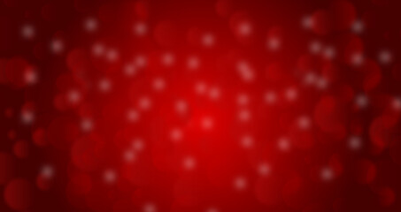Red background with light for christmas day or banner