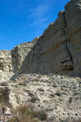landscape with blue sky
