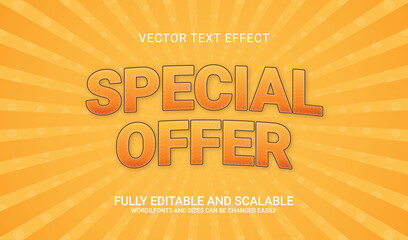Fototapeta na wymiar Flash sale text effect editable shopping and offer text style vector illustration