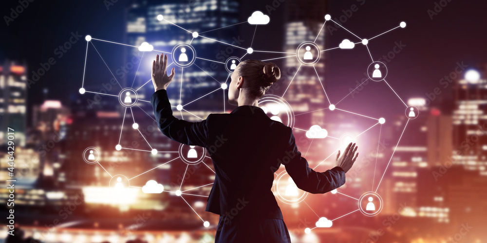 Poster modern wireless technologies and networking as tool for effective business