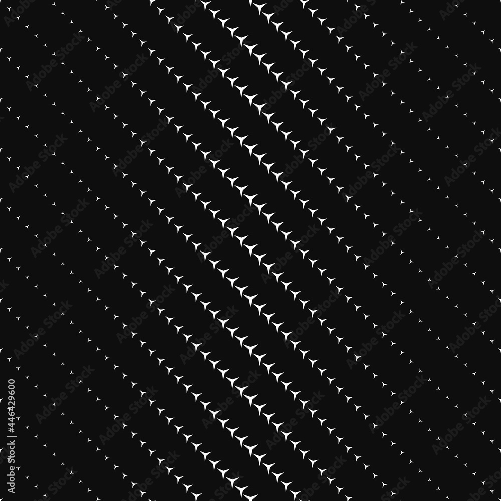 Aufkleber Diagonal three rays wallpaper. Vector simple shape make seamless gradiental stripes.