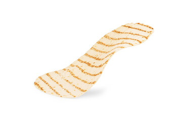 Corn tortillas on white background. Unleavened bread