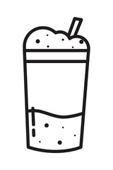 milkshake drink icon