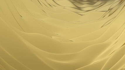 Abstract golden liquid background. Golden wave background. Gold texture. Lava, nougat, caramel, amber, honey, oil. 