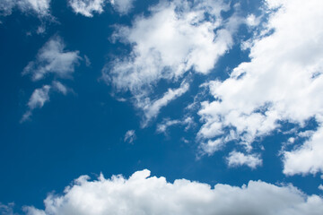 blue sky with clouds