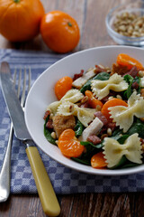 summersalad with citrus fruit