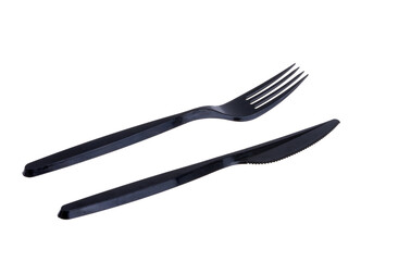 disposable tableware isolated