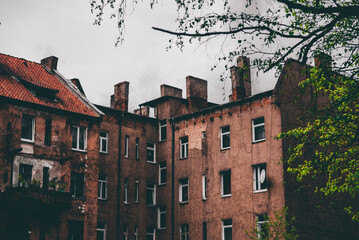 Obraz premium old residential building