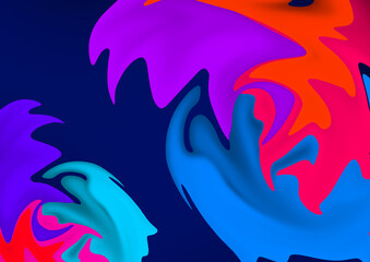 Liquify abstract background water