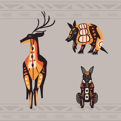 three indigenous animals