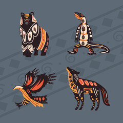 four indigenous animals
