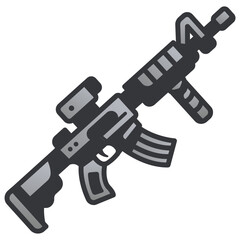 assault rifle icon
