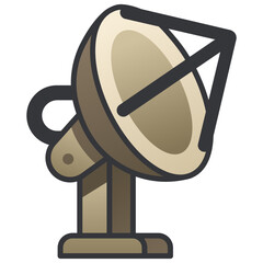 radar satellite dish icon