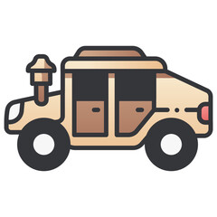 military jeep icon