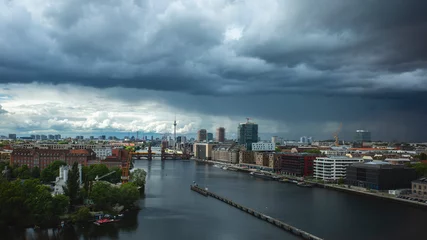 Deurstickers Berlin Skyline © Michael