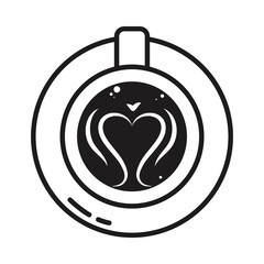 Coffee with a heart