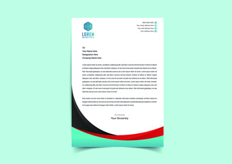 Business style letter head templates for your project design, Vector illustration.