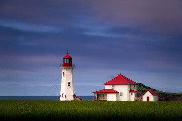 Fototapeta na wymiar lighthouse red