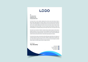 Creative modern business style letterhead templates design. Letterhead design for your Business, abstract, corporate, letterhead design