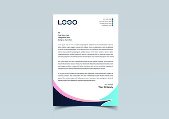 Creative modern business style letterhead templates design. Letterhead design for your Business, abstract, corporate, letterhead design
