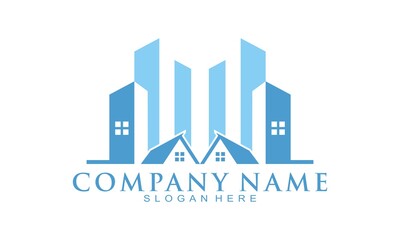 Fototapeta premium Real estate building logo design
