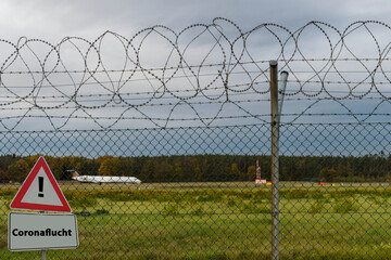 Coronaflucht Flughafen 