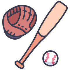 baseball and glove.svg