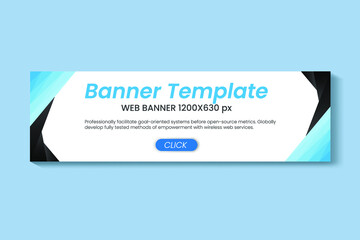 Vector Abstract Banner Design Web Template