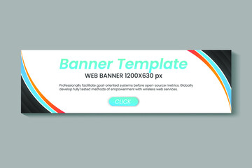 Vector Abstract Banner Design Web Template