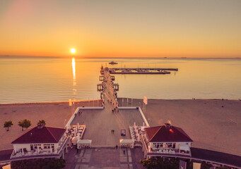 Wschód słońca Sopot